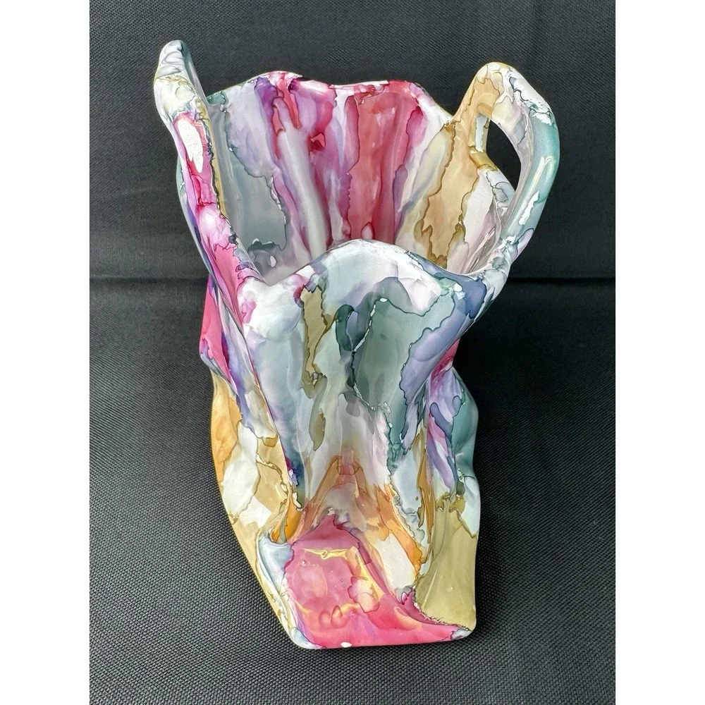 Narareu By Artistica Ceramic Multi Colored Shopping Bag 6